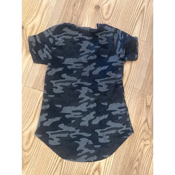 Z Supply Camo Pocket Tee women’s Small   Vneck black/gray - Picture 4 of 4